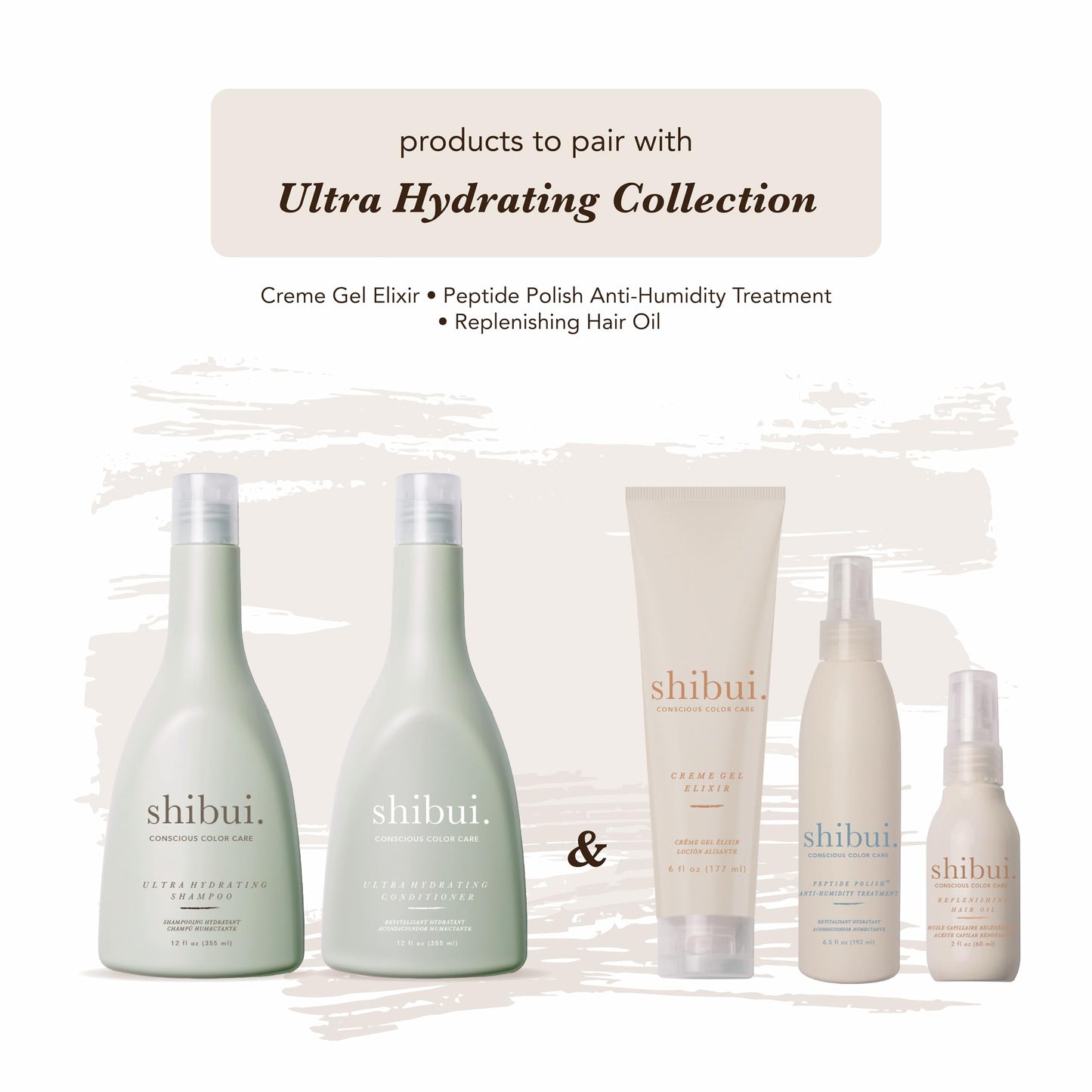 SHIBUI Ultra Hydrating Conditioner, Moisture-Rich Conditioning & Color Protection with Shea Butter & Hyaluronic Acid, For Medium to Textured Hair, Color-Safe & Silicone-Free, 12 Fl Oz