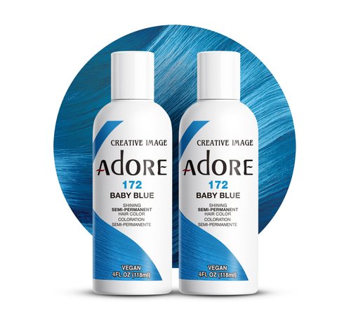 Adore Semi Permanent Hair Color (010 Crystal Clear) | Vegan & Cruelty-Free Hair Dye | No Ammonia, No Peroxide, No Alcohol | 4 Fl Oz