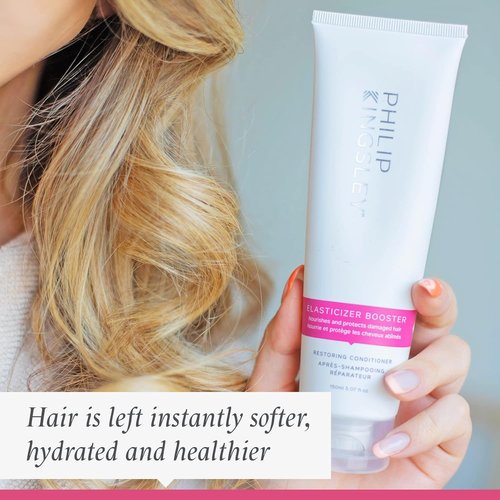PHILIP KINGSLEY | Elasticized Booster Restoring Conditioner | Deep-Conditioning Treatment for All Hair Types | Reduces Breakage, Frizz & Adds Shine | 5.74oz