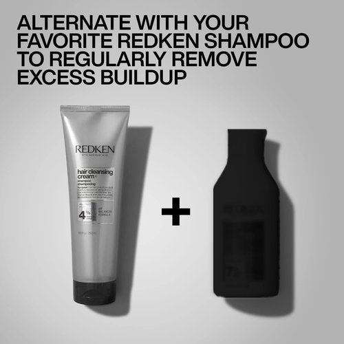 Redken Detox Hair Cleansing Cream Clarifying Shampoo For All Hair Types - Removes Buildup and Strengthens Hair Cuticle