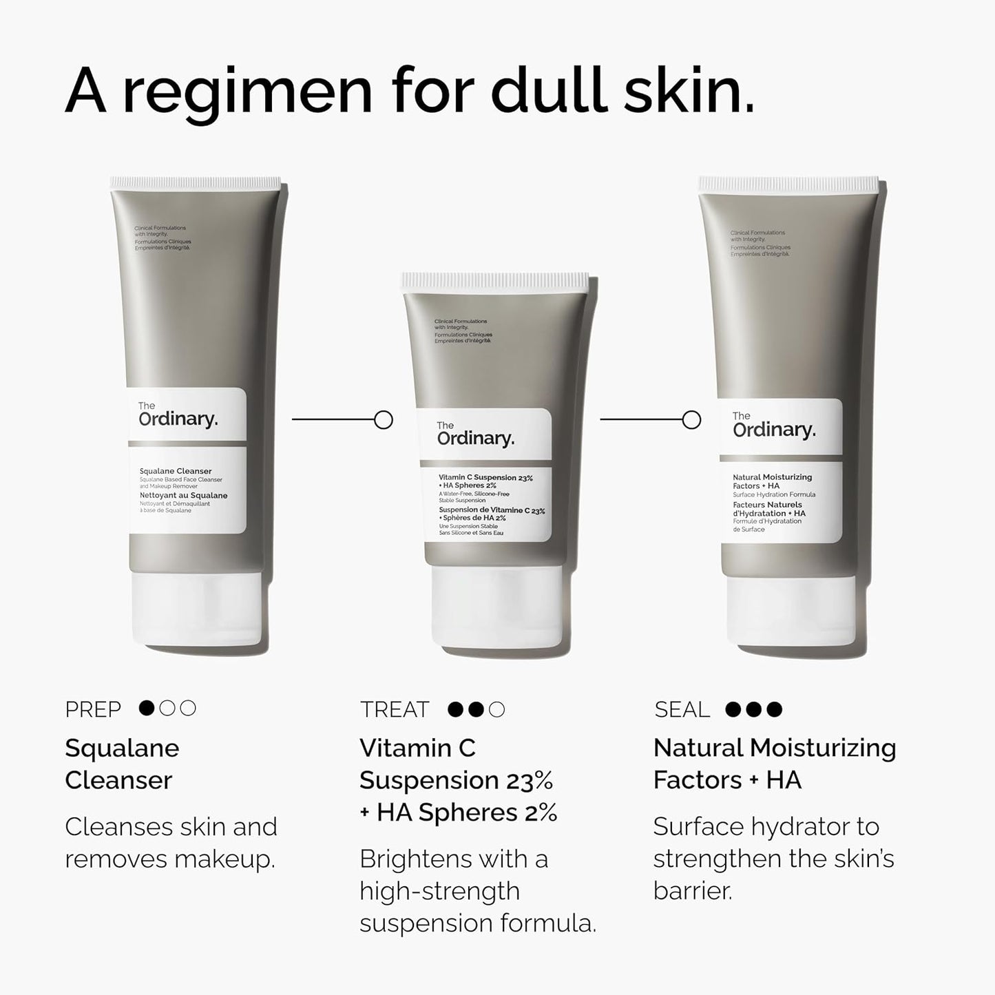 The Ordinary Vitamin C Serum - 23% Pure L-Ascorbic Acid + 2% Hyaluronic Acid Spheres | Brightening & Hydrating