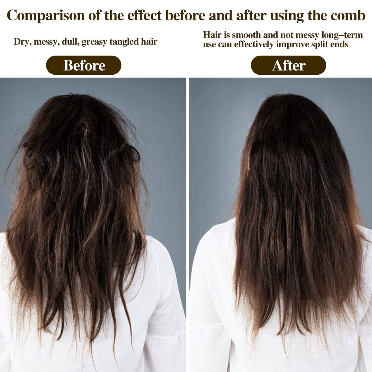 Sliverdew Travel Hair Brush, 2 Pcs Folding Hair Brush with Mini Mirror, Compact Hair Brushes Hair Styling Tools for Gym, Trip, Purse, Swimming, Silver & Gold