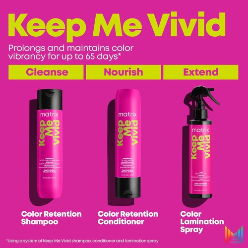 Matrix Keep Me Vivid Conditioner - Deeply Nourishes & Protects Color | For Dry, Semi-Permanent Hair