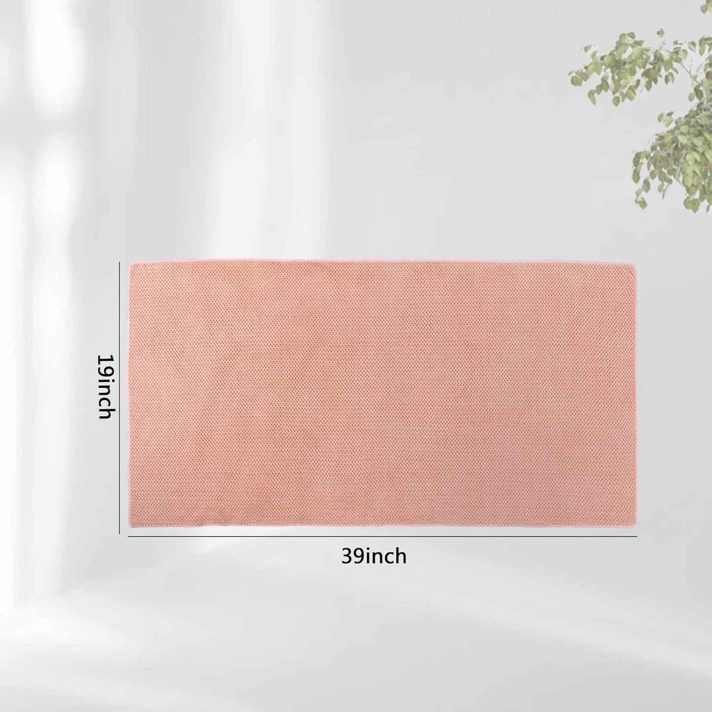 Skiennix Microfiber Hair Towel - Ultra Absorbent Quick Drying for All Hair Types | 20x40 Inch Lotus Root Pink (1pc)