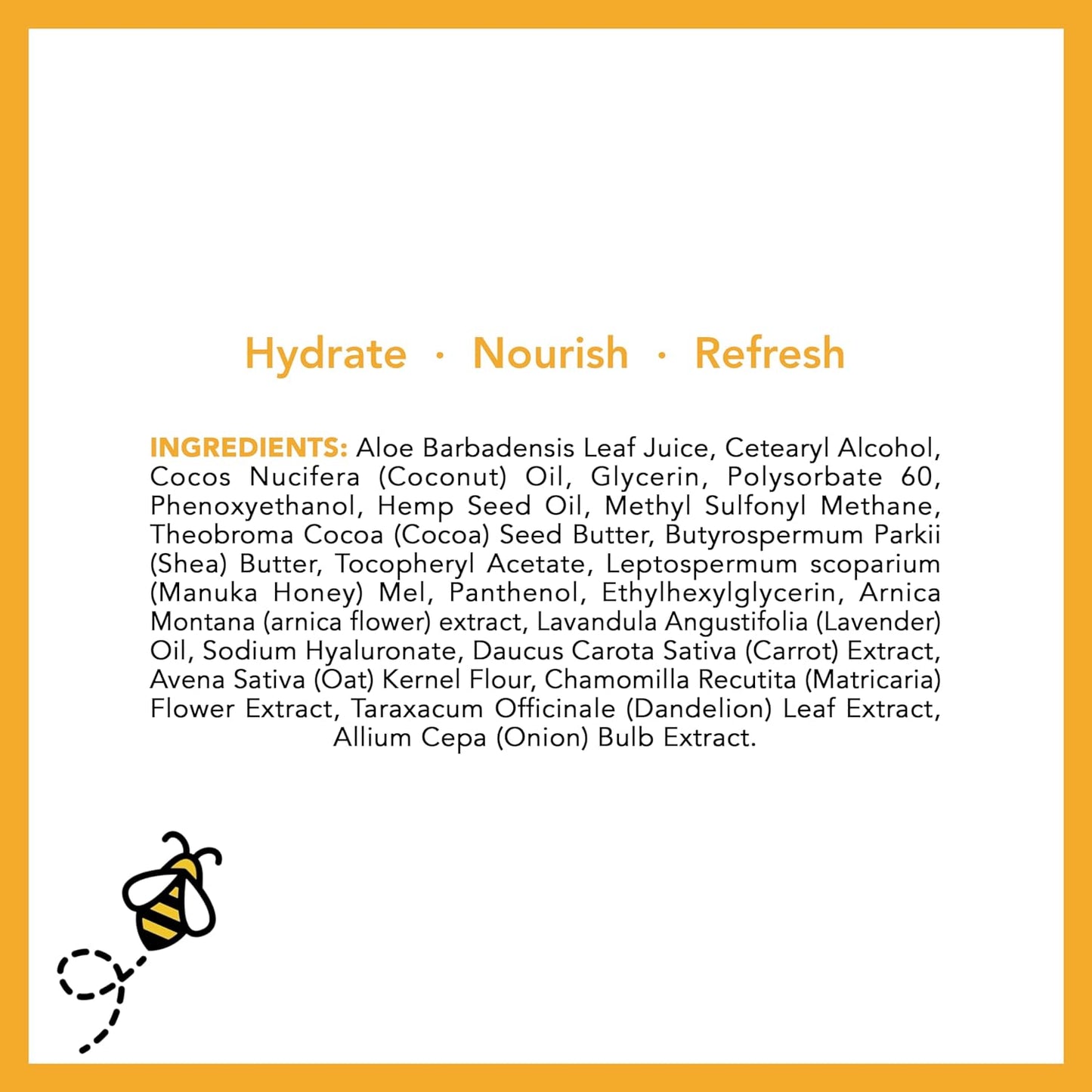 Super Natural Goods Manuka Honey Cream - Hydrating Lotion for All Skin Types | 8oz Moisturizing Body Cream with Real Manuka Honey, Aloe Vera & Cocoa Butter