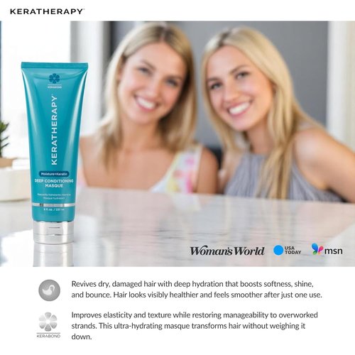 Keratherapy Keratin Infused Deep Conditioning Masque - Moisturizing Hair Treatment, 8 fl. oz.