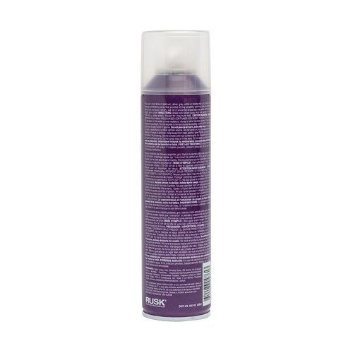 RUSK Deepshine PlatinumX Hairspray, Fast-Drying Finishing Spray, All-Day Humidity Resistance Provides Strong Hold, Shape, and Body for a Shiny Look, 10.2 oz