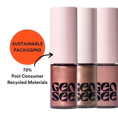 Gen See Matte Liquid Eyeshadow - Weightless High Pigment Multi-Use Makeup in Linen | Vegan & Cruelty-Free