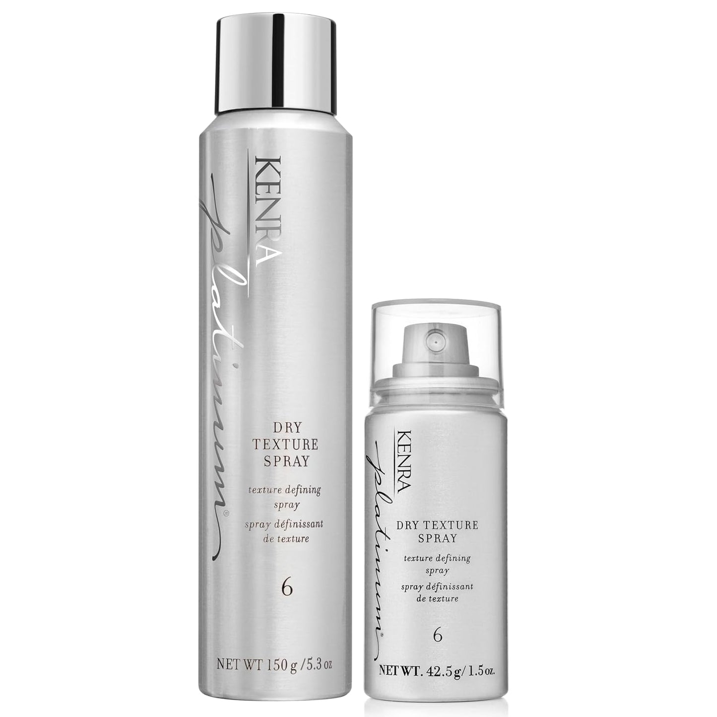 Kenra Platinum Dry Texture Spray 6 | Texture Defining Styler | Increases Texture & Fullness | Absorbs Oils & Impurities | Ultra-Lightweight, Non-Drying Formulation | All Hair Types