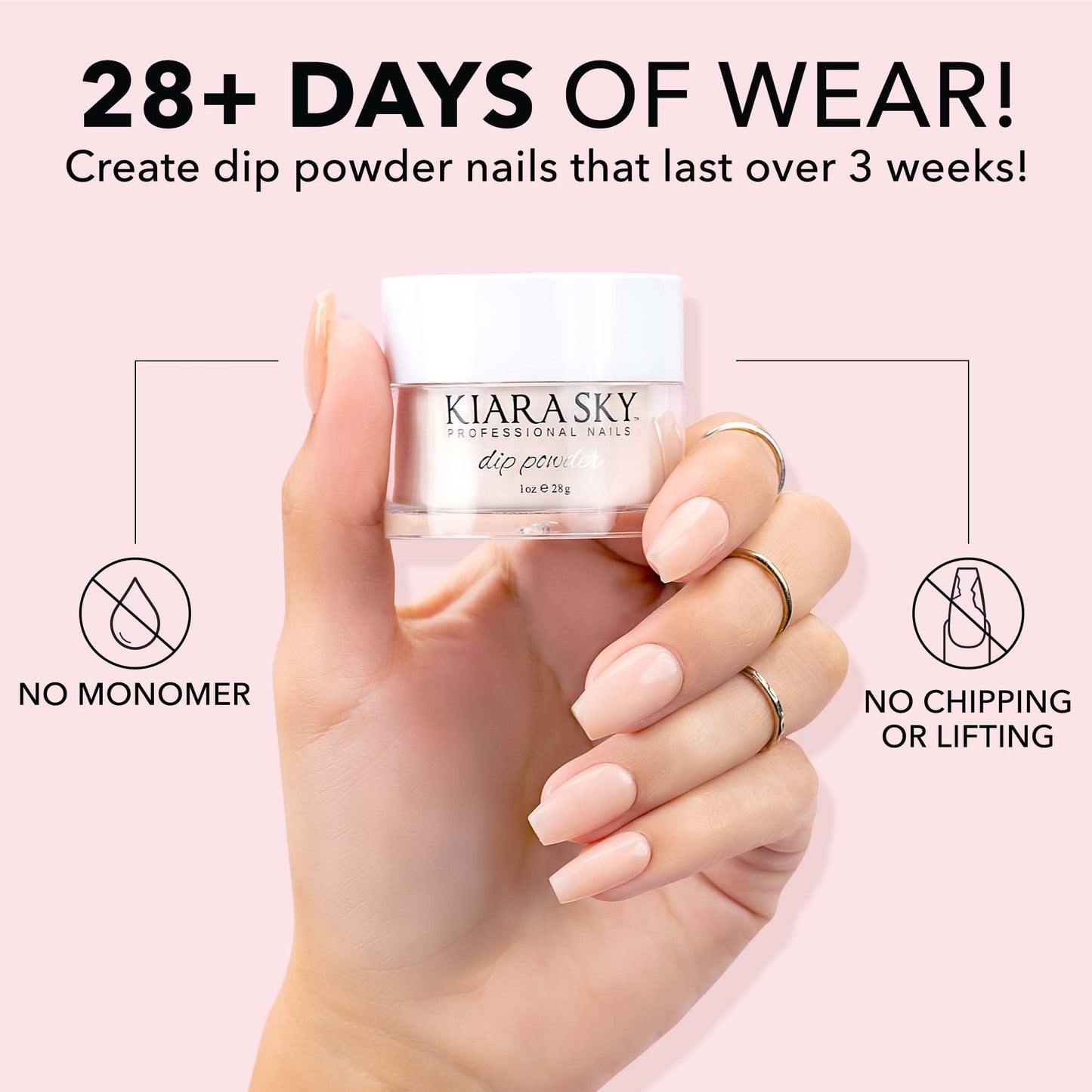 Kiara Sky Long Lasting Nail Dip Powder Green Tones 1 oz, The Real Teal