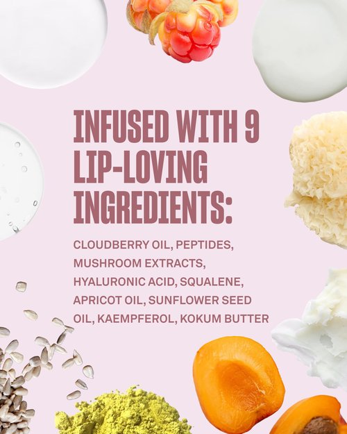 BABE ORIGINAL Cloud 9 Peptide Lip Serum and Babe Lip Mask Daily Lip Treatment with Cloudberry Oil, Hyaluronic Acid for Dryness & Fine Lines | Smoothing & Hydrating Lip Moisturizer Bundle