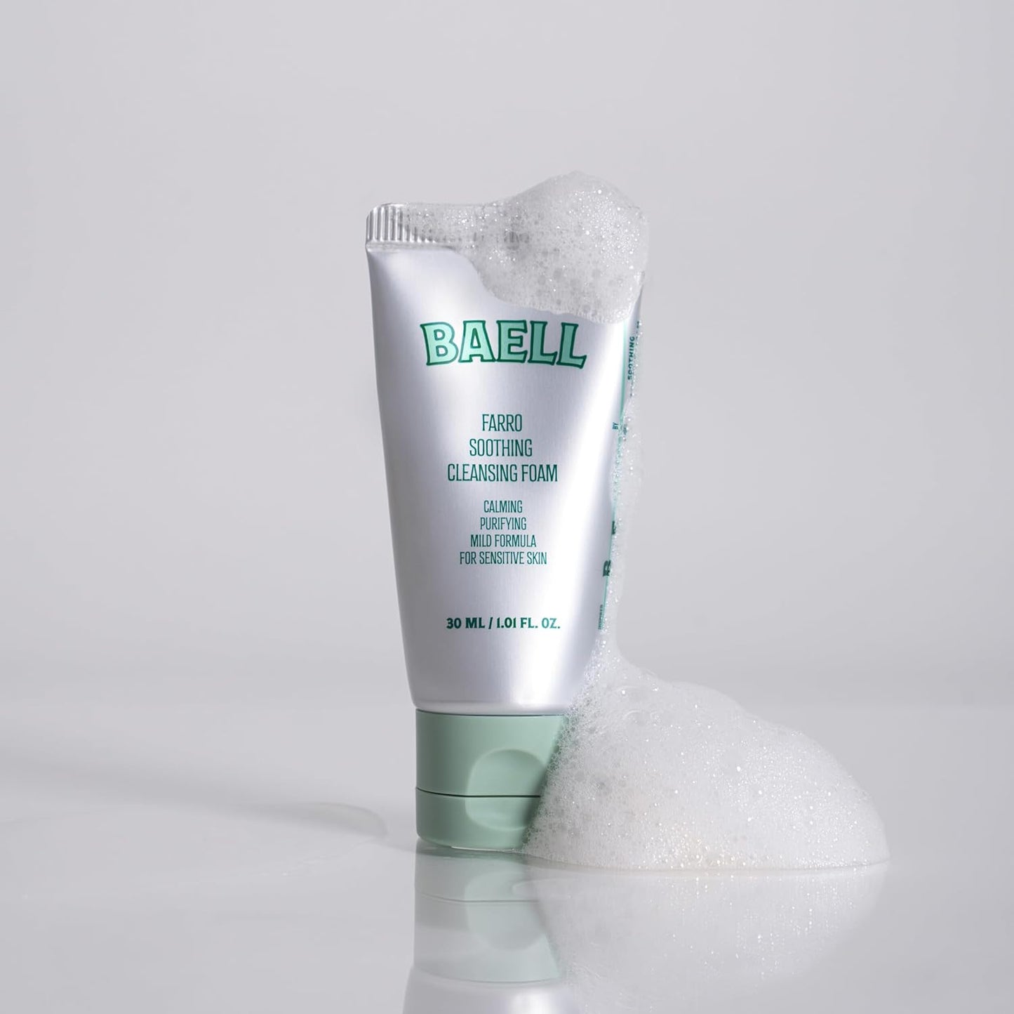 Farro Enzyme Skincare Calming Cleansing Foam - Gentle Anti-Aging Cleanser | 150ml / 5.07oz