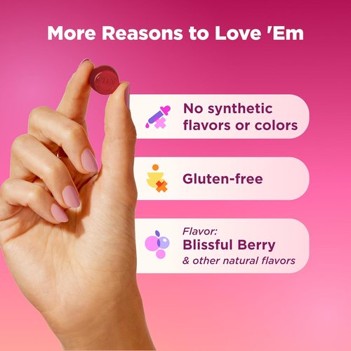 OLLY Women's Multivitamin Gummies - Overall Wellness Support with Vitamins A, C, D, E & Biotin | Berry Flavor, 90 Count