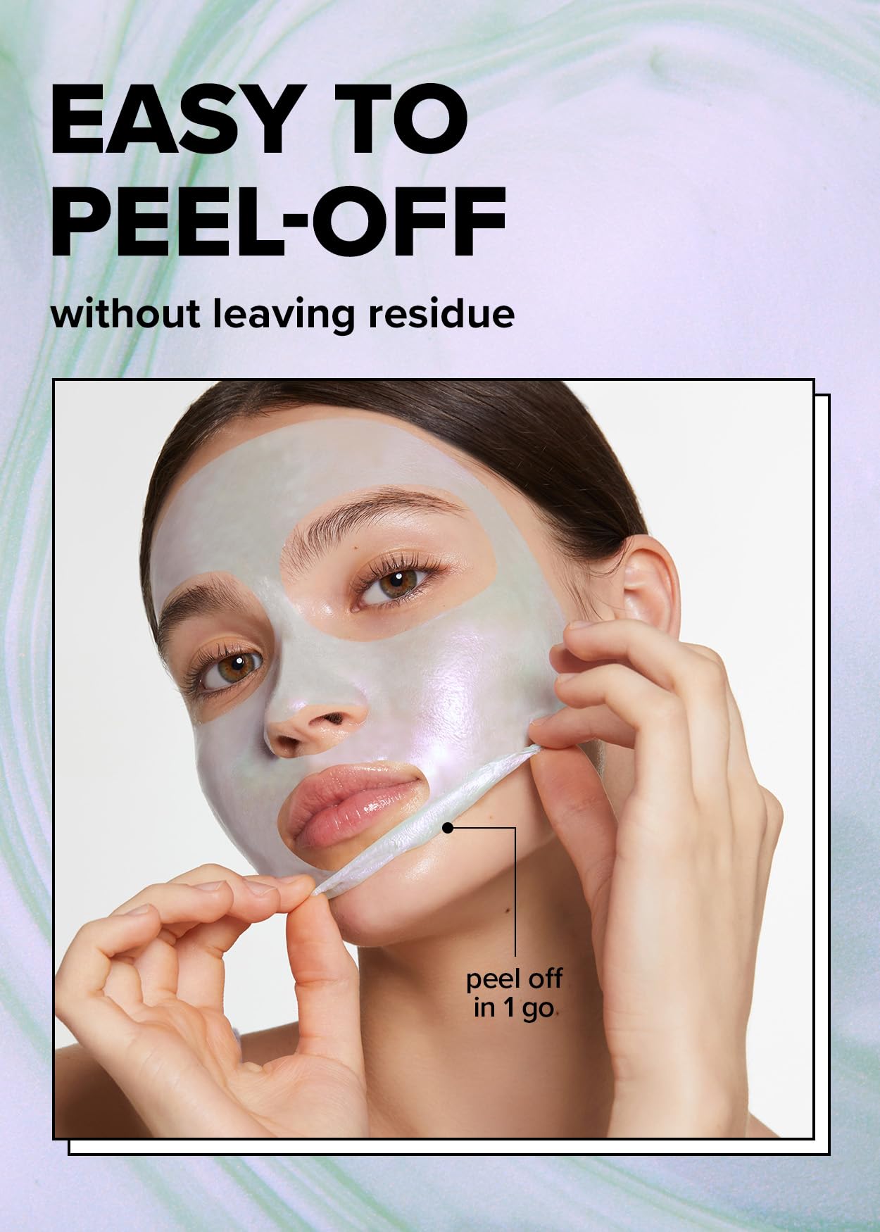 I DEW CARE Peel-off Mask - Sugar Kitten | Hydrating Face Mask For Dry Skin with Hyaluronic Acid, 2.70 Fl Oz