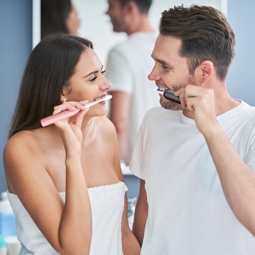 Replacement Toothbrush Heads for Philips Sonicare Soft Gentle Bristles Compatible with Most Sonicare Click-On Electric Toothbrushes, (White)