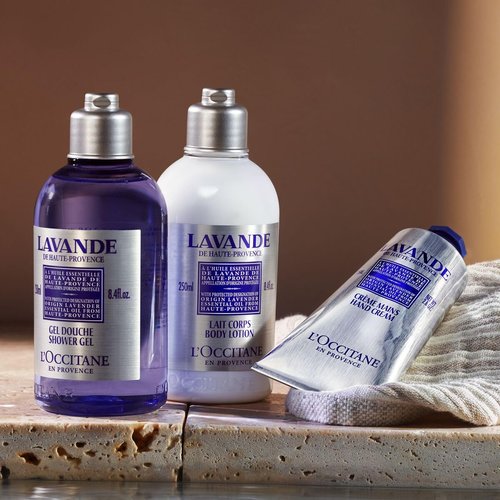 L'OCCITANE Lavender Body Lotion - Relaxing Lavender Essential Oil & Shea Butter | 8.40 fl oz