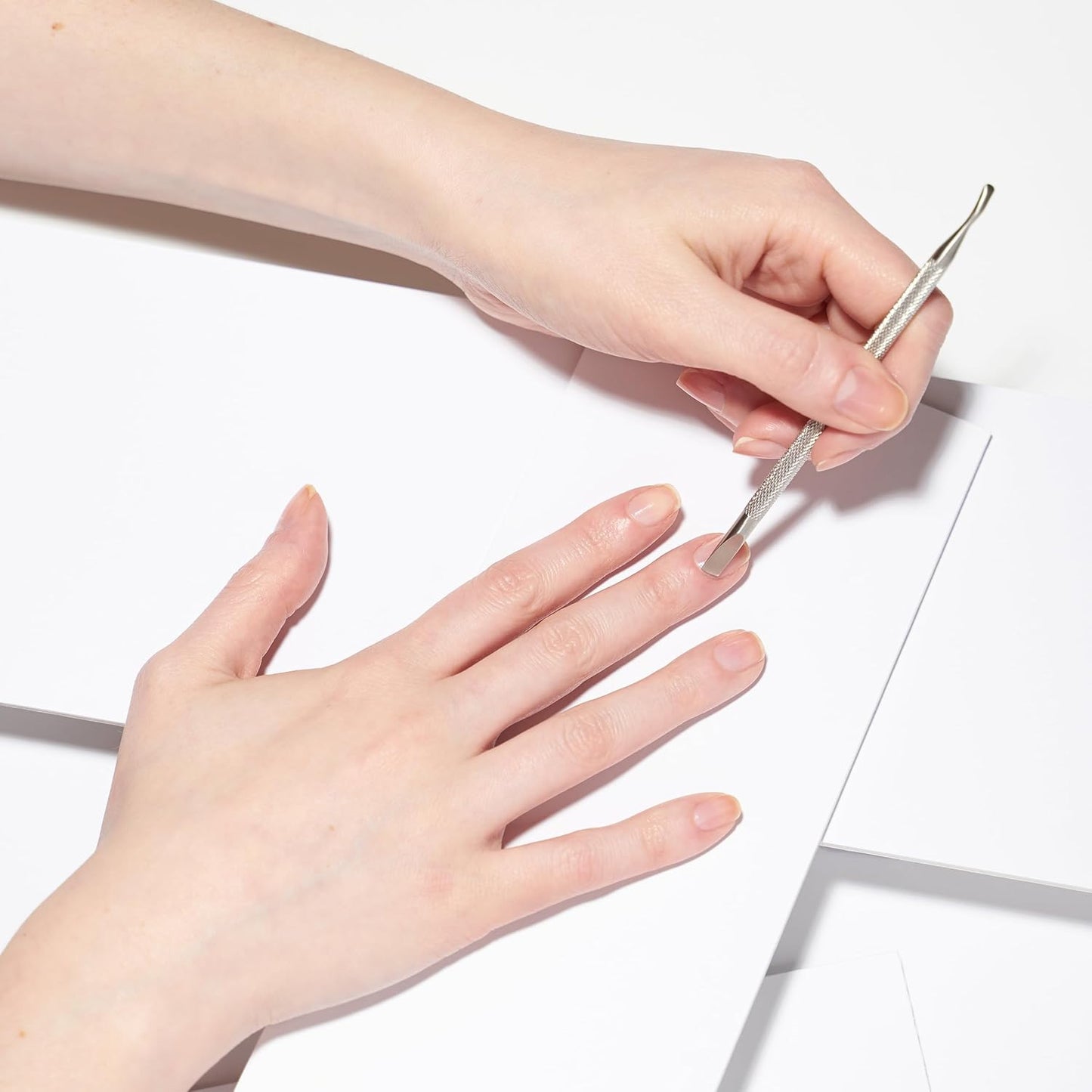 Tweezerman Cuticle Pusher & Nail Cleaner - Precision Tool for Perfectly Groomed Nails