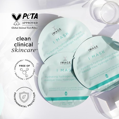 IMAGE Skincare I MASK Hydrating Hydrogel Sheet Mask - Refreshing Hyaluronic Acid Facial Treatment
