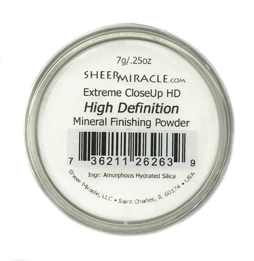Extreme CloseUp HD Finishing Powder - Pore-Perfecting Formula for Sensitive Skin | Vegan & Cruelty-Free 7g