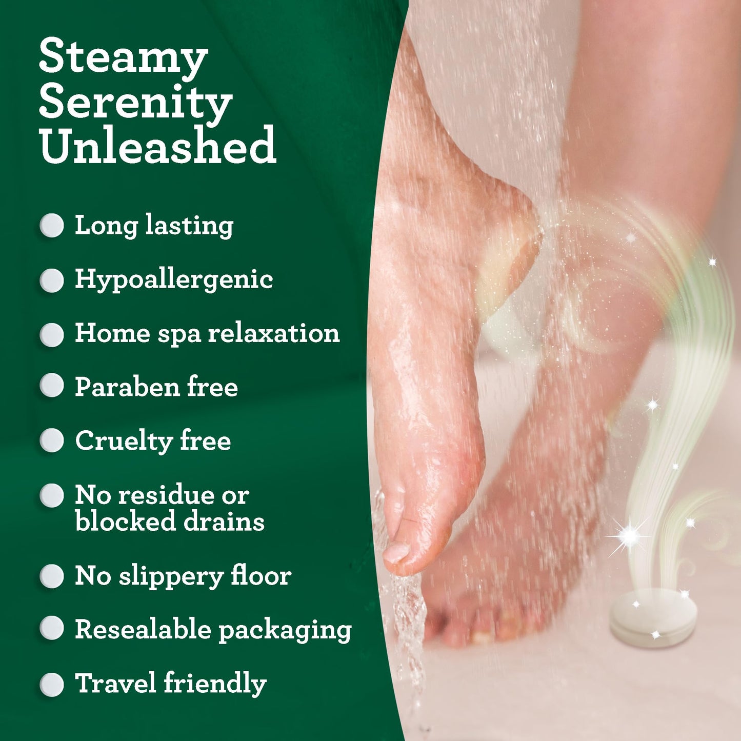 GuruNanda Breathe Shower Steamers for Aromatherapy 10 Pack, Relaxation Gifts for Women & Men with Essential Oils, Stress & Congestion Relief, Self Care