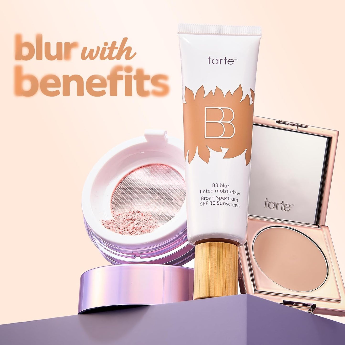 Tarte BB Blur Tinted Moisturizer - Broad Spectrum SPF 30, Medium Buildable Coverage, Vegan & Cruelty-Free