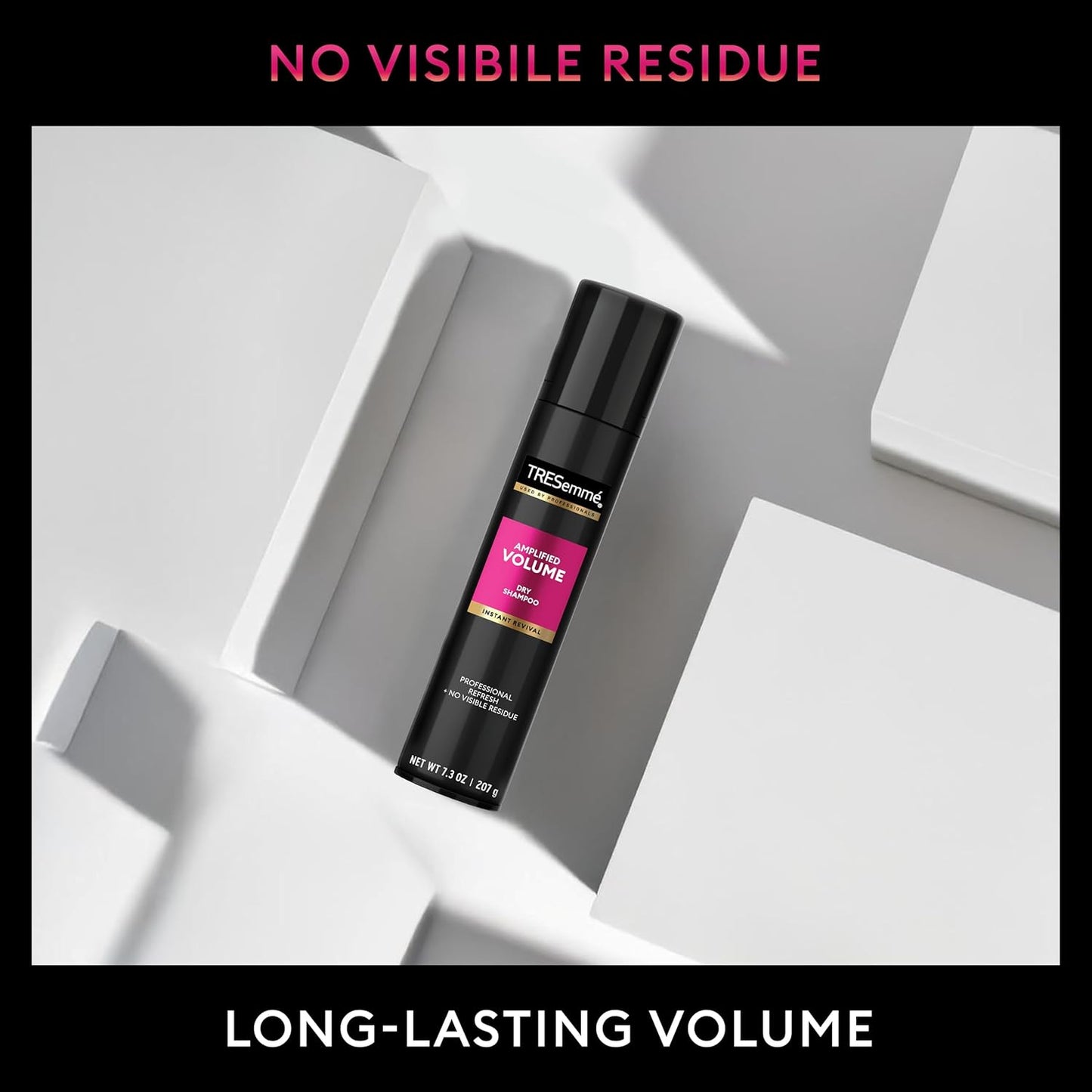 TRESemmé Dry Shampoo Spray, Volume Clean 6-Pack – Refreshes & Absorbs, Warm Petals, 7.3 Oz Ea