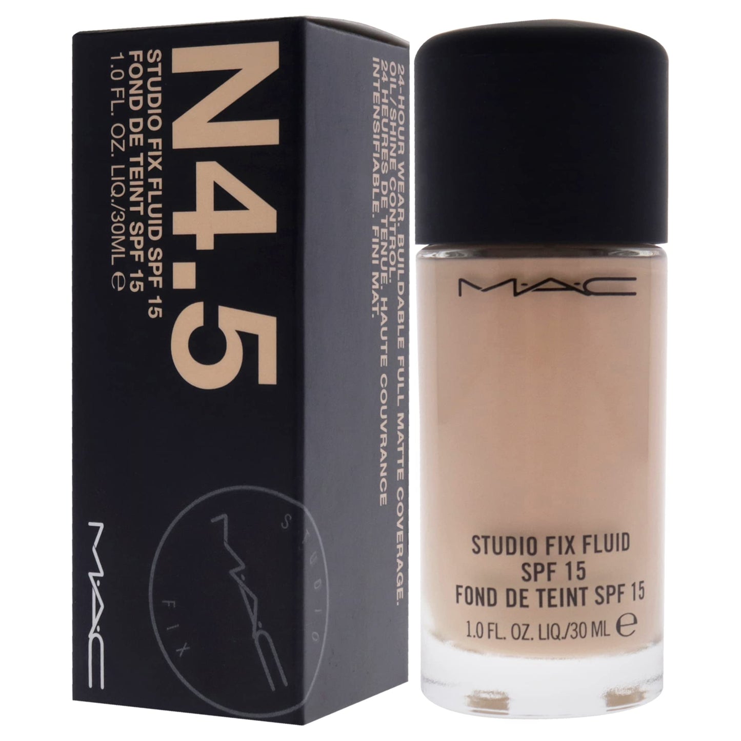 Mac Studio Fix Fluid Spf 15 Foundation N 4.5 30ml/1 Ounce