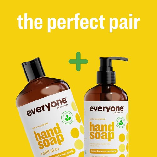Everyone Liquid Hand Soap Refill - 1 Gallon | Meyer Lemon & Mandarin Scent with Essential Oils