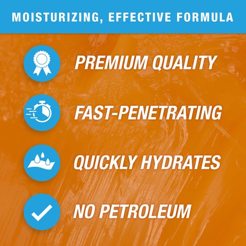 Blue Goo Cracked Heels & Dry Hands Skin Protectant, Helps Relieve Dry, Cracked Skin, 2 oz, Made with Emu Oil & Beeswax