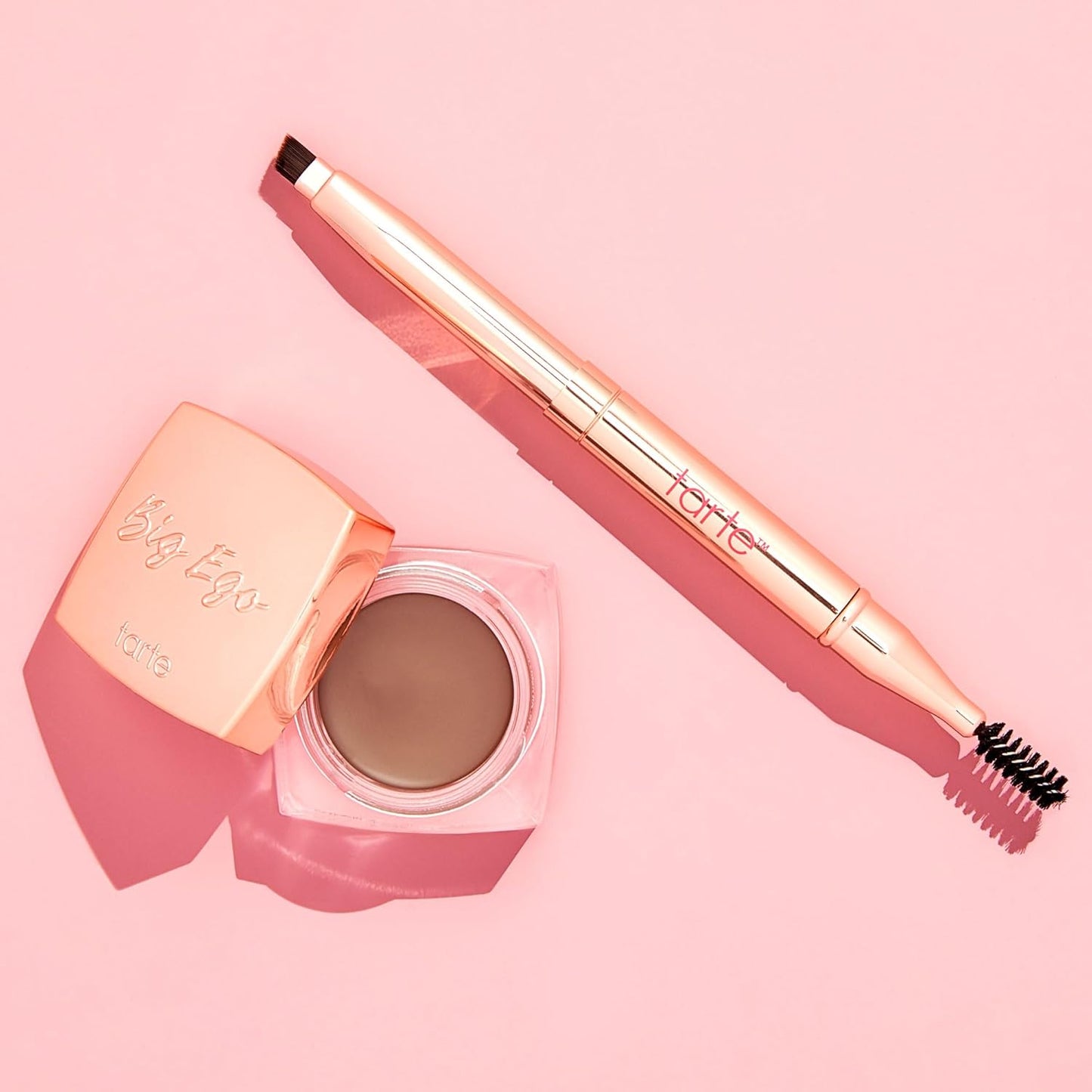 Tarte Big Ego Brow Brush - Angled Spoolie for Easy Eyebrow Shaping & Filling | Vegan & Cruelty-Free