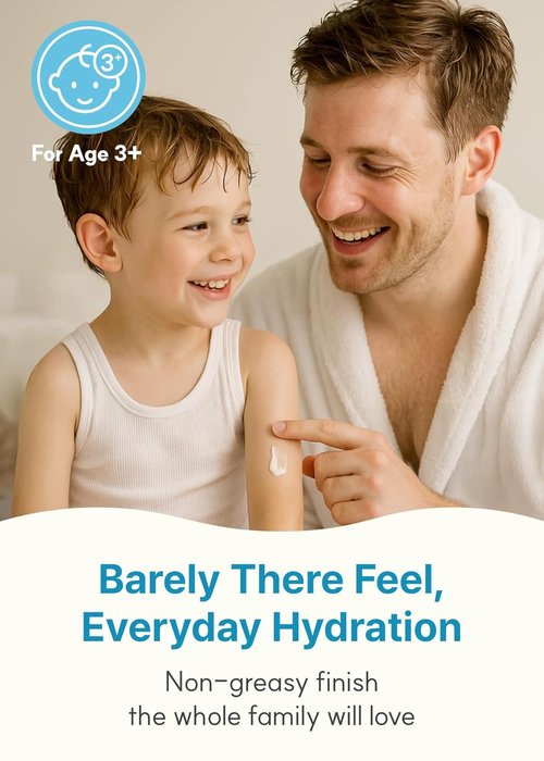 Derma B Daily Moisture Body Lotion - Long-Lasting Hydration for Dry, Sensitive Skin | 13.5 fl oz (400ml)