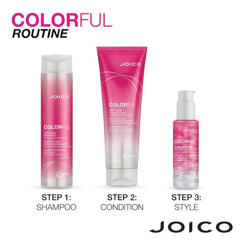 Joico Colorful Anti-Fade Shampoo & Conditioner Set - Preserve Vibrant Color | For Color-Treated Hair