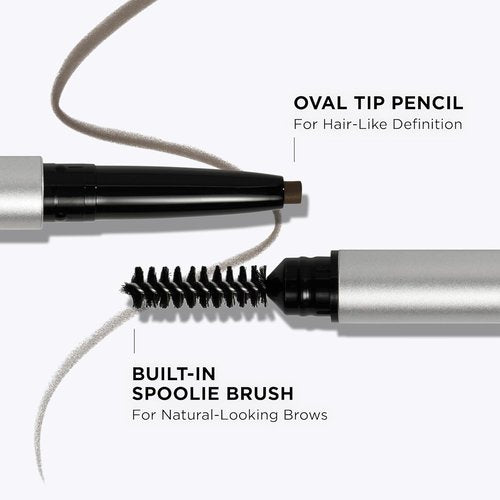 IT Cosmetics Brow Power Eyebrow Pencil | Universal Shades for Natural-Looking Brows - Long-Lasting & Budge-Proof Formula with Biotin - Includes Built-in Spoolie Brush