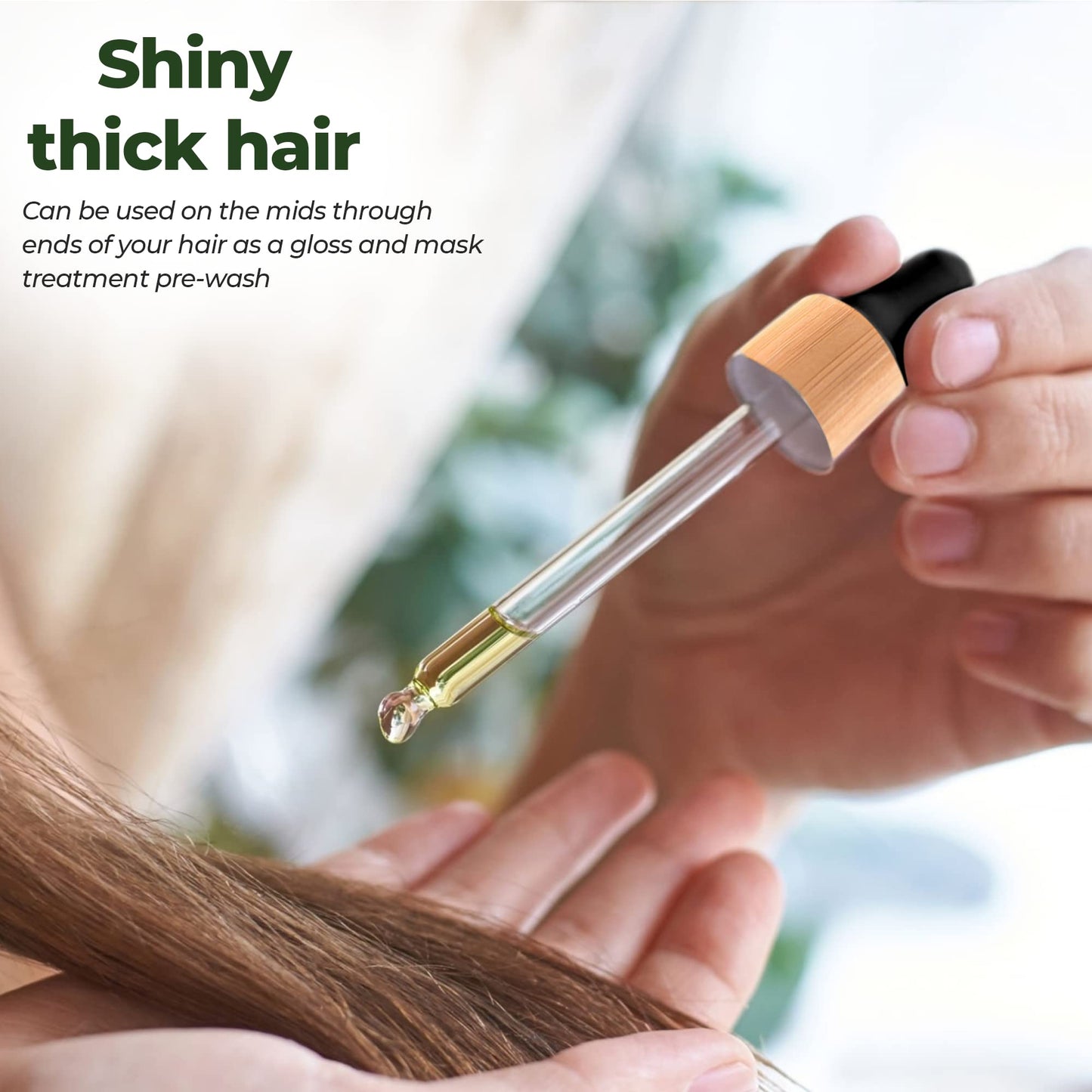 Lia Organics Hair Growth Oil - Organic, Vegan, Cruelty-Free - Rosemary, Castor, Pumpkin Seed, and Amla for Thick, Healthy Hair - 1.70 Fl Oz (Pack of 1)