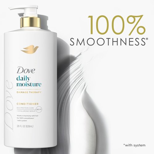 Dove Conditioner 4 Pack Intensive Repair for Damaged Hair with Bio-Protein Care Technology and Amino Serum 28 Fl Oz