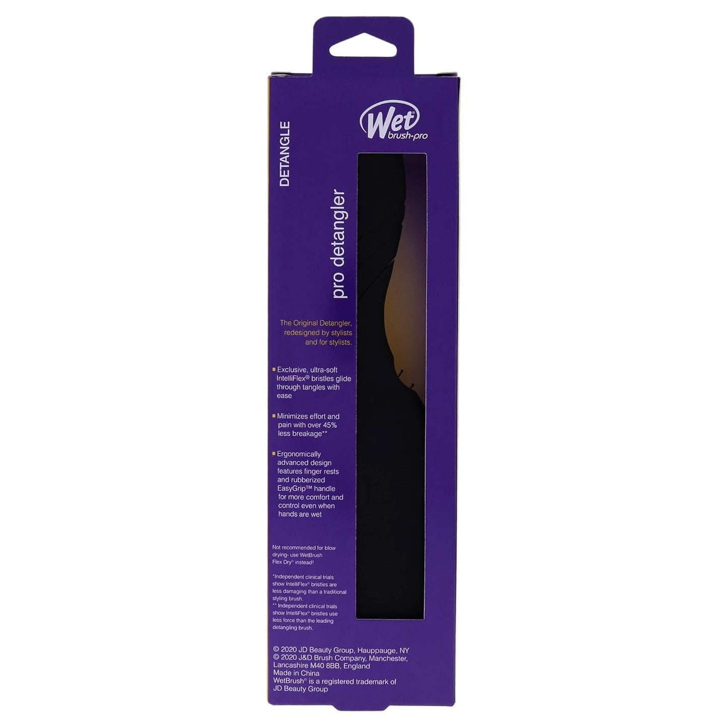 Wet Brush Pro Detangler - Effortless Hair Tangle Removal | Sleek Black Design