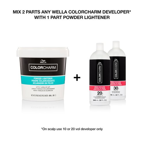 COLORCHARM Cream Hair Color Developer | 10 Volume | For Optimal Gray Blending and Rich Multi-Dimensional End Results | 15.4 oz