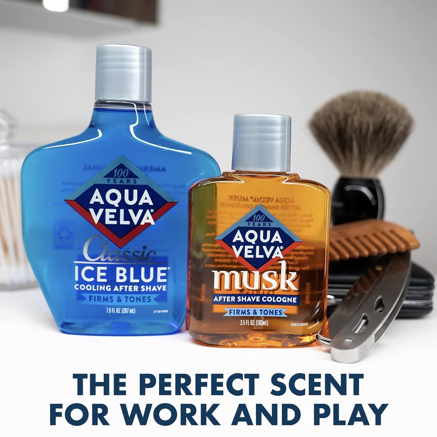 Aqua Velva After Shave - Musk Scent for Refreshing Post-Shave Comfort | 3.5 Ounce