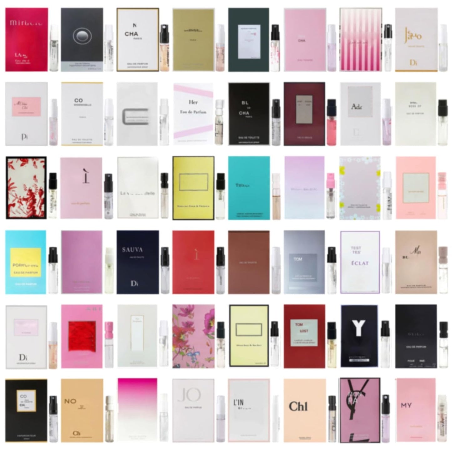 Skiennix Designer Perfume Sampler Set - 12 High-End Fragrance Samples for Women