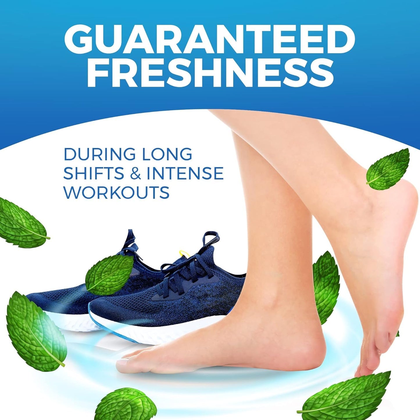 Imperial Feet Foot Deo Spray - Foot & Shoe Deodorizer Spray, Helps Eliminate Smelly Odor & Control Sweat - Antiperspirant Deodorizing Freshener with Mint Scent - Strong, 24-Hour Protection - 150ml