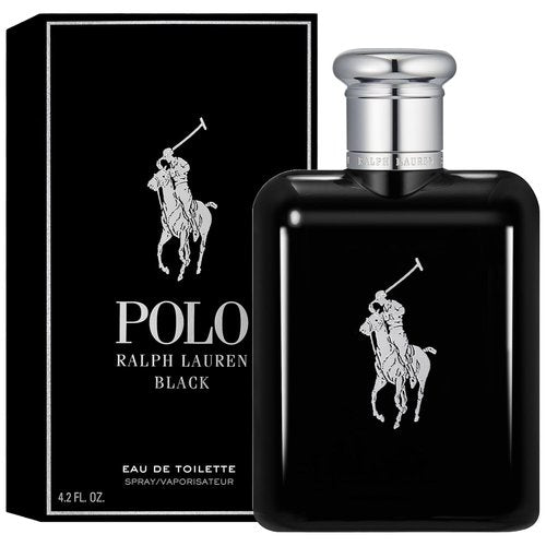 Ralph Lauren Fragrances - Polo Black Eau de Toilette - Woody & Fresh Men's Cologne - 4.2 oz