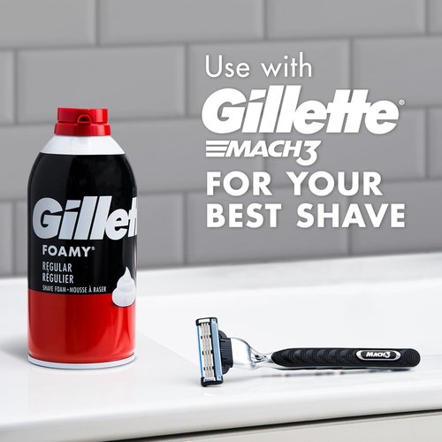 Gillette Foamy Classic Shave Foam - Smooth Shaving Protection Against Irritation | 14.9 Oz