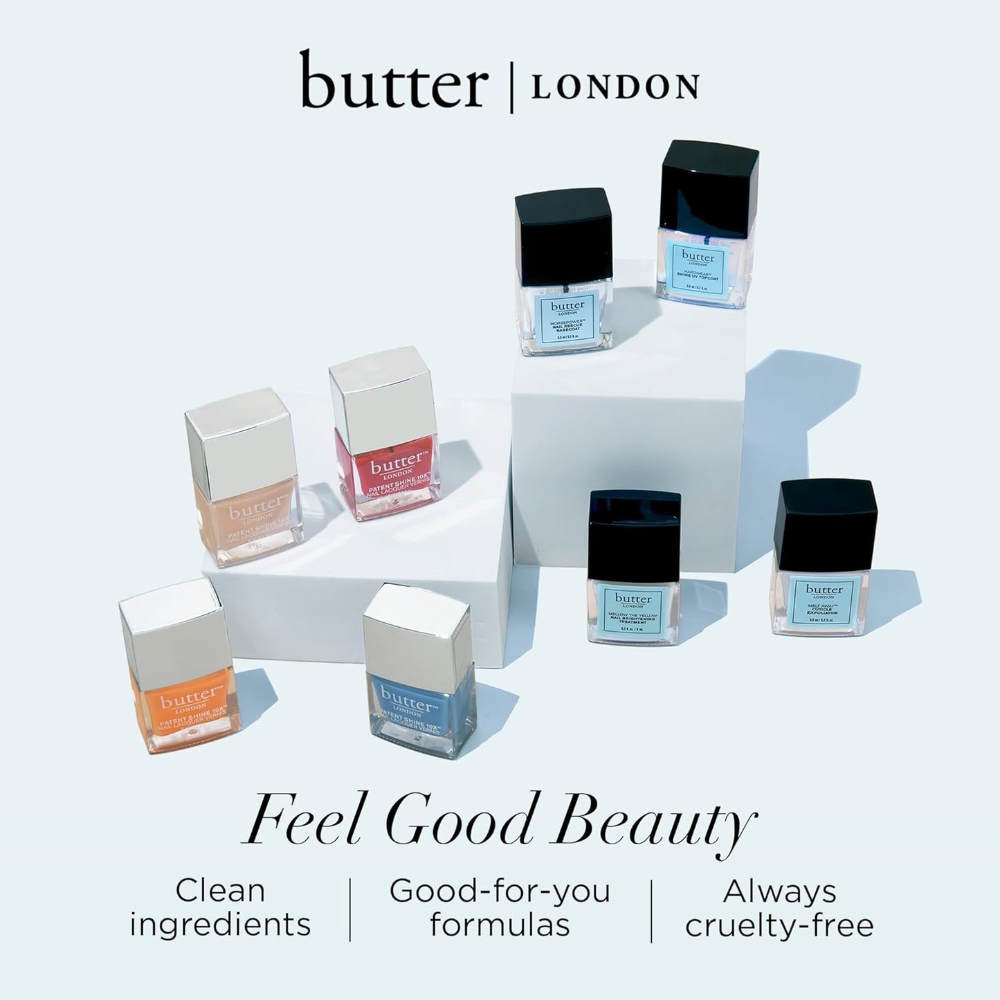 butter LONDON Nail Lacquer - Gel-Like Finish, Chip-Resistant & Strengthening - Vegan & Cruelty-Free