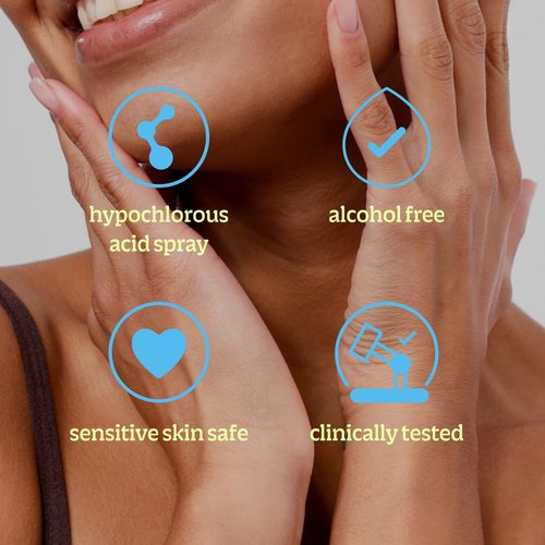 BRIOTECH Renew Toner, Hypochlorous Acid Spray, Minimize Appearance of Blemishes, Soothing Facial Mist for Sensitive Skin, Calm Redness & Bumps, Vegan, 2 fl oz Travel Size (2 Pack)