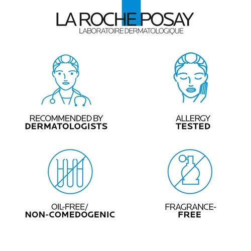 La Roche-Posay Toleriane Foaming Facial Cleanser - Oil-Free Face Wash with Niacinamide & Ceramides for Sensitive Skin