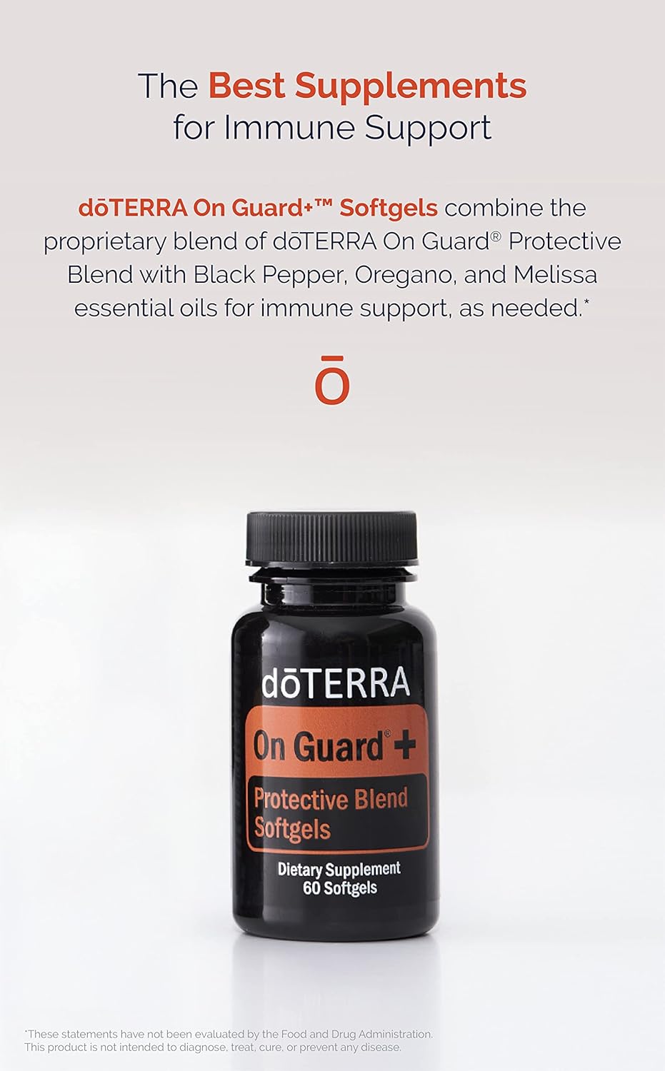 doTERRA - On Guard+ Softgels | Protective Essential Oil Blend - 60 Count for Immune Support