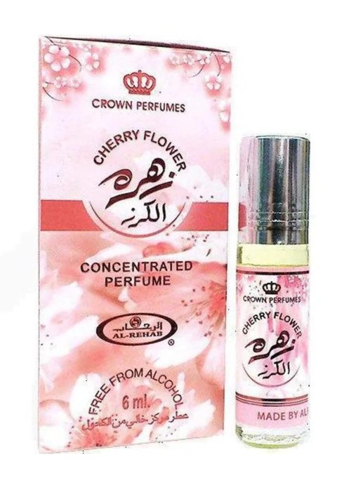 Al Rehab Cherry Flower Concentrated Perfume, 0.2 Ounce (Unisex)
