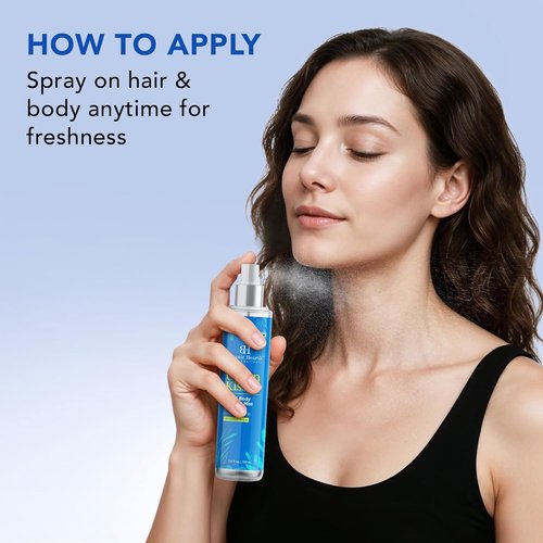 Botanic Hearth Ocean Kiss Hair Perfume - Long-Lasting Alcohol-Free Body Mist for All-Day Freshness | 3.4 Fl Oz