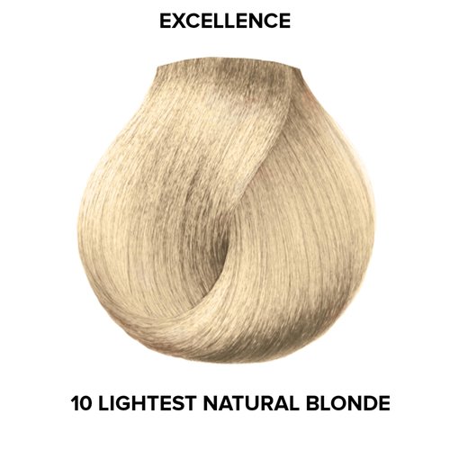 L'Oréal Technique Excellence Crème Permanent Hair Color - Long-Lasting Hair Dye, Rich Formula With No-Drip Application, Superb Gray Coverage, Lghtst Nat Blonde