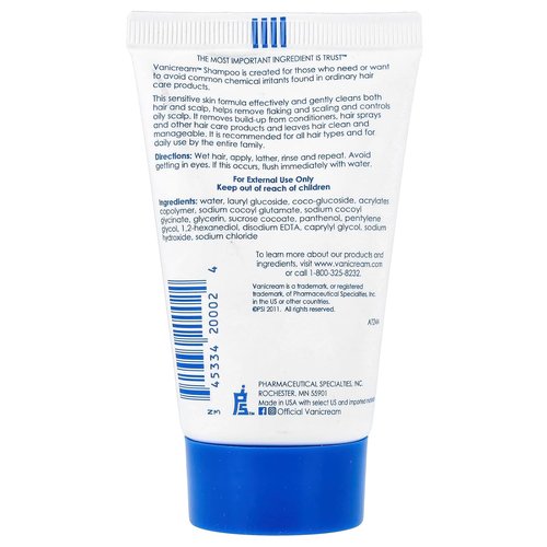 Free & Clear Shampoo - Travel Size 2 Ounce | Gentle Formula for Sensitive Scalps